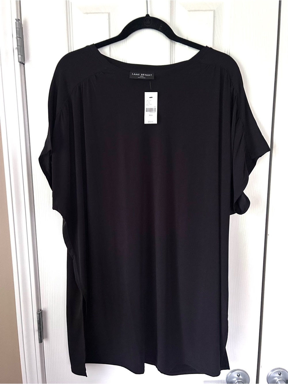 Lane Bryant Black Oversized Tunic Top Size 18/20 NWT